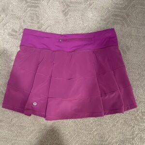 lululemon athletica Vibrant Pink Mini Skirt